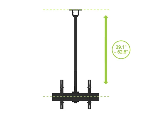 Kanto Ceiling Mount for TV, Display Screen, A/V Equipment 