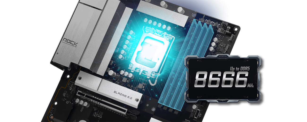 ASRock B860 Rock WiFi 7 Motherboard