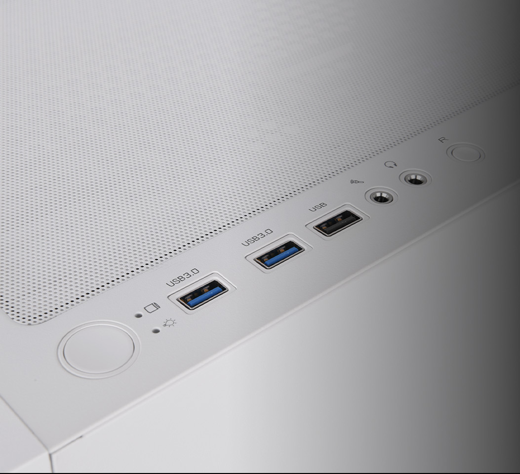 Thermaltake Versa H16 TG ARGB Snow Micro Tower Chassis