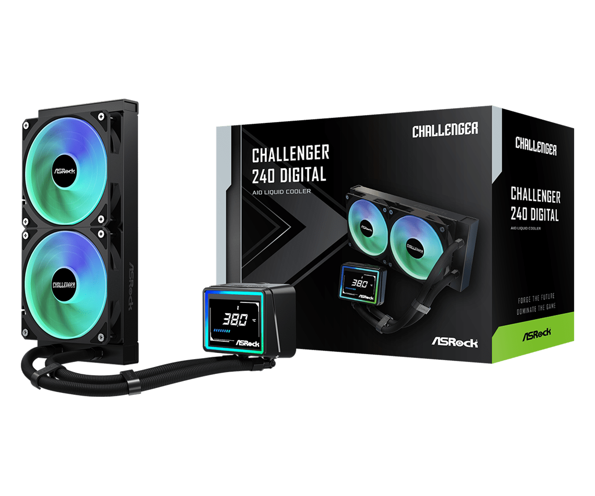 ASRock Challenger 240 Digital AIO Liquid Cooler