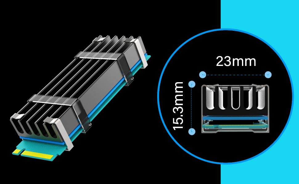 M.2 NVMe SSD Heatsink