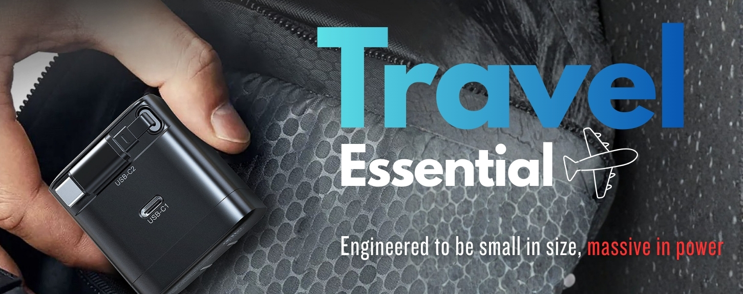 compact wall charger for travel