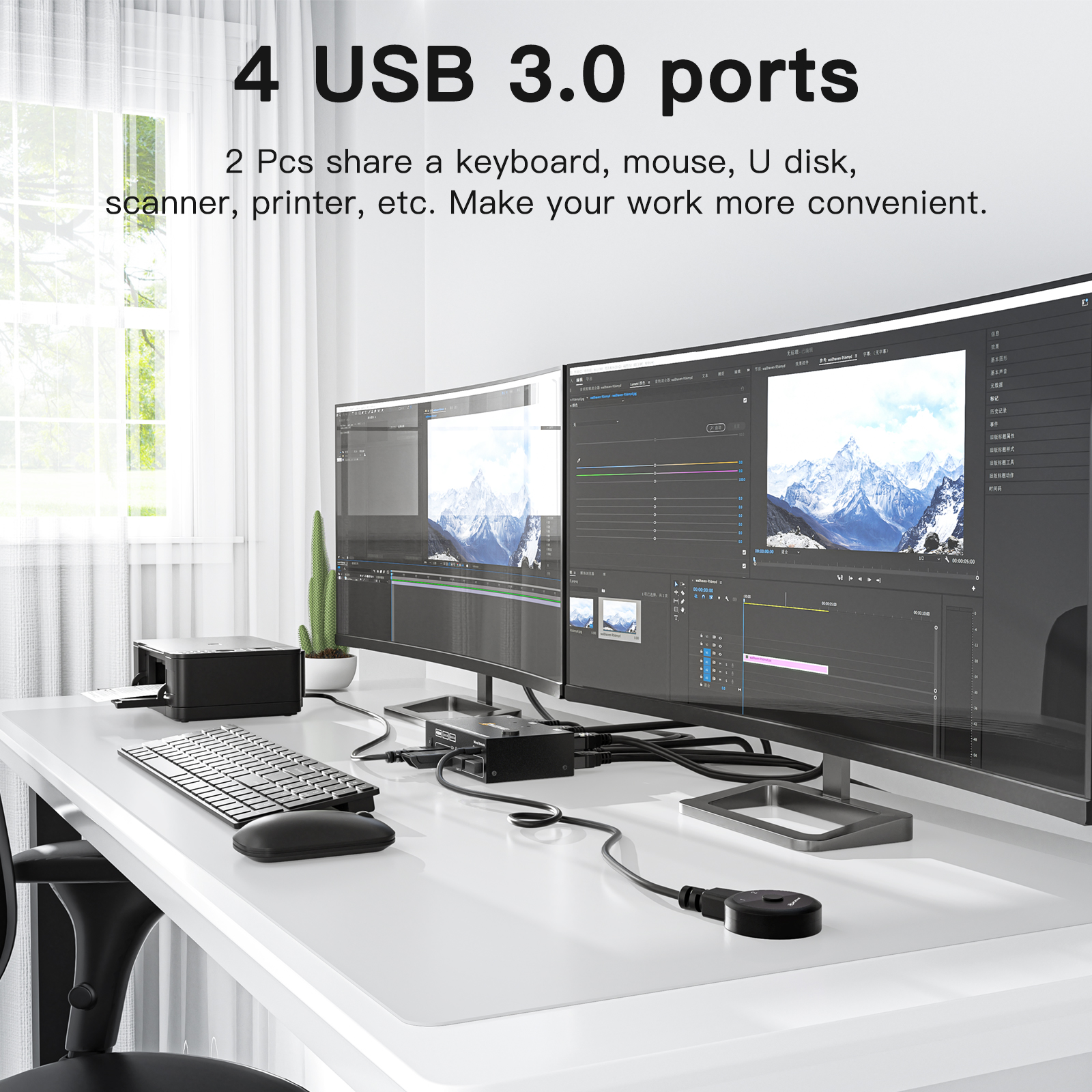 4-Port USB 3.0 with 5Gbps