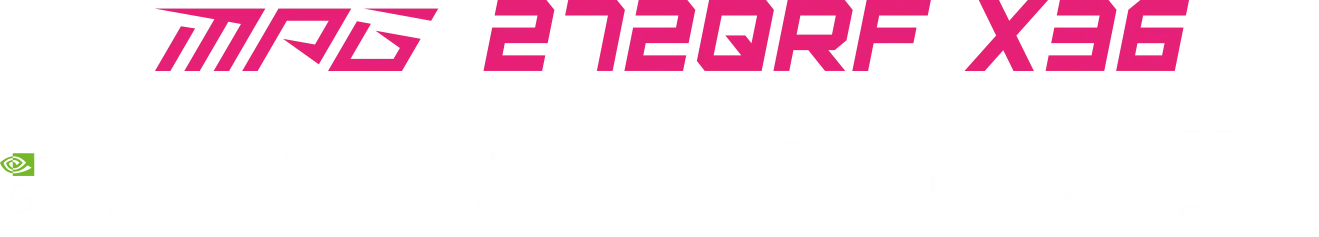MSI MPG 272QRF X36 27” WQHD Gaming Monitor