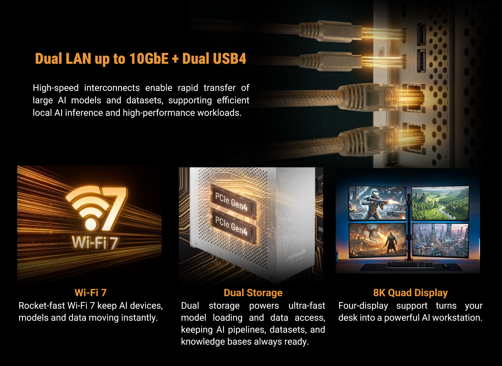 ASRock Industrial AI BOX-A395 Mini PC