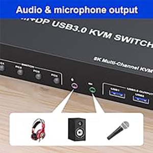 Audio and microphone output