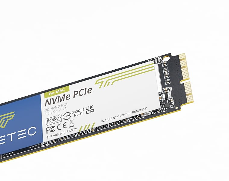 Timetec 1TB MAC SSD NVMe PCIe Gen3x4 3D NAND TLC Read Up to Timetec 1TB MAC SSD NVMe PCIe Gen3x4 3D NAND TLC Read Up to