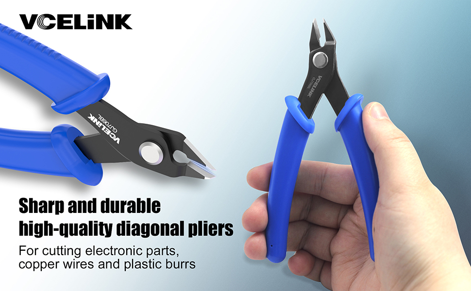 Sharp and durable high quality diagonal pliers