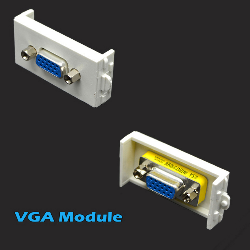 vga usb wall plate