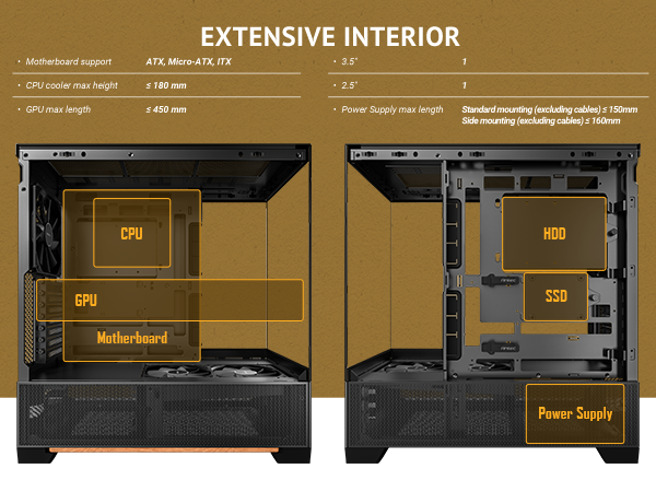 Antec C6 Wood Mid-Tower Case