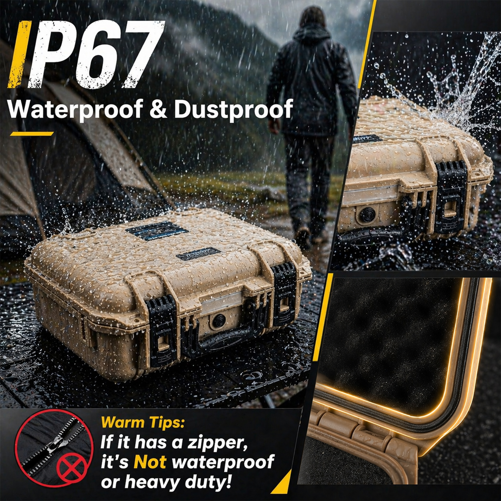 Rugged, Waterproof & Dustproof Construction