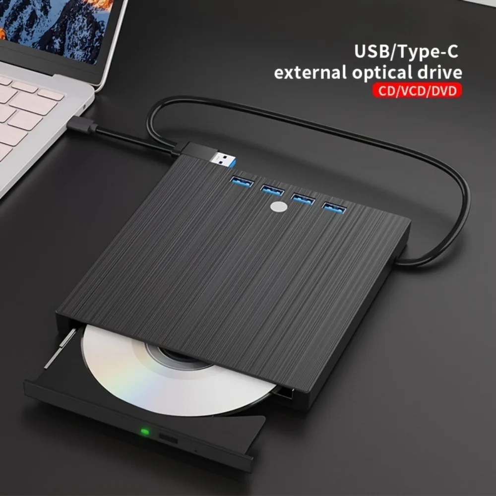 Jansicotek External CD/DVD Drive 9-in-1