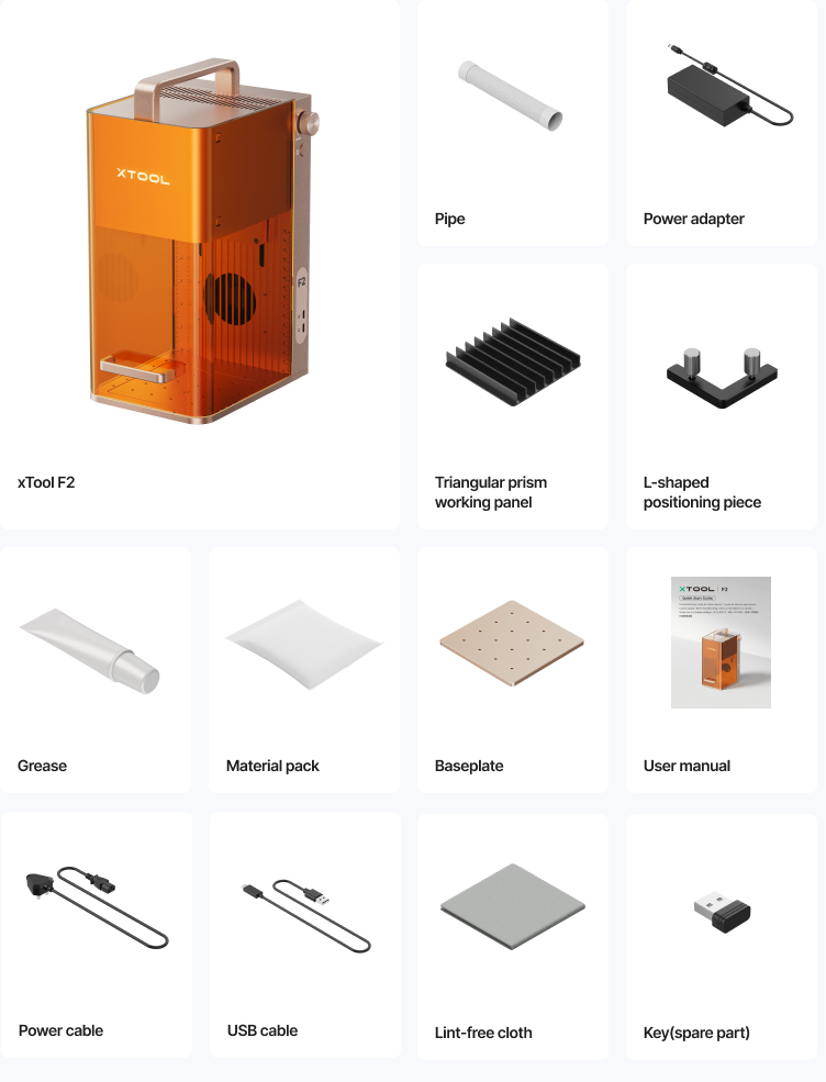 xTool F2 5W IR & 15W Diode Portable Dual Laser Engraver