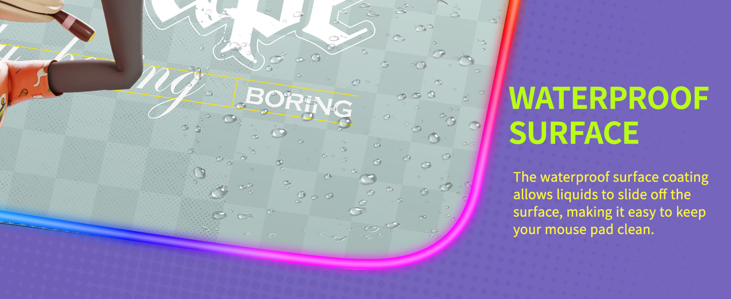 rgb gaming mouse pad