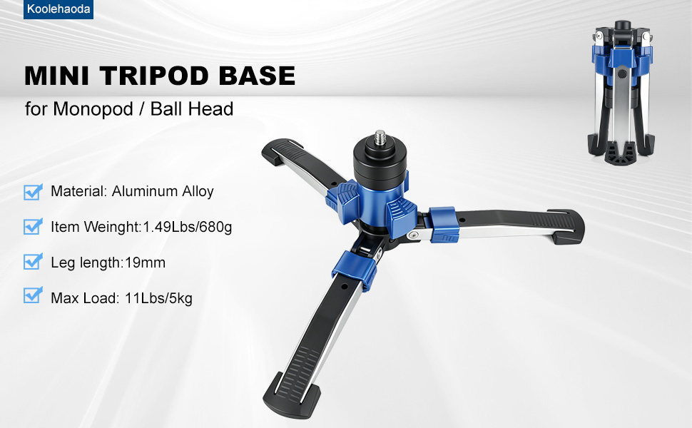 Monopod Base with Pedal