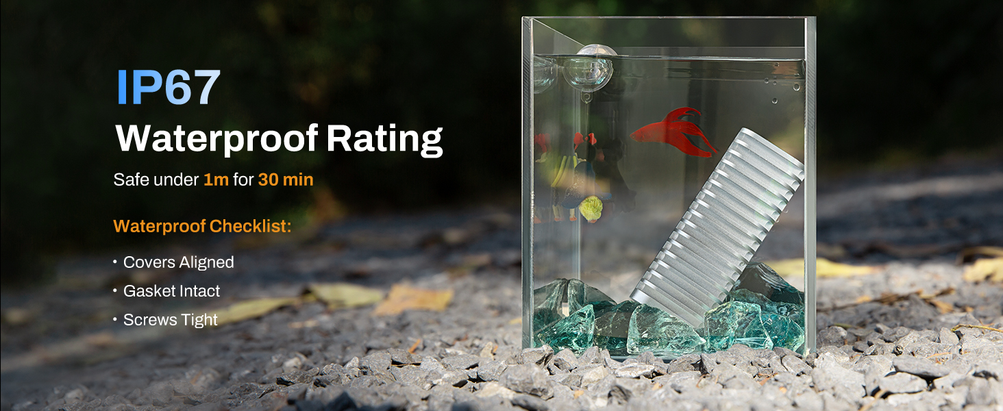 IP67 Waterproof