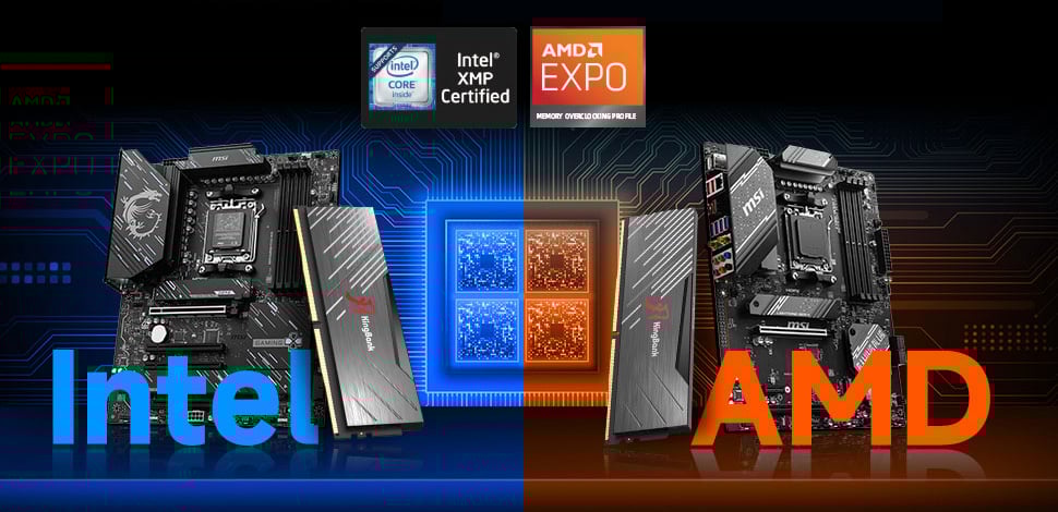 Kingbank RGB 288-Pin PC RAM DDR5 Desktop Memory