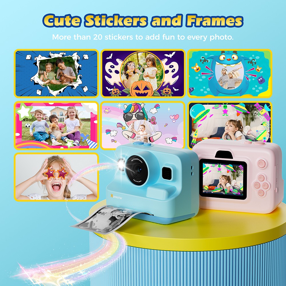 Instant Print Camera for Kids