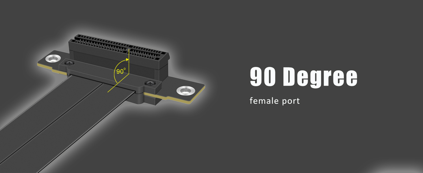 PCIE 4.0 X4 Riser Cable