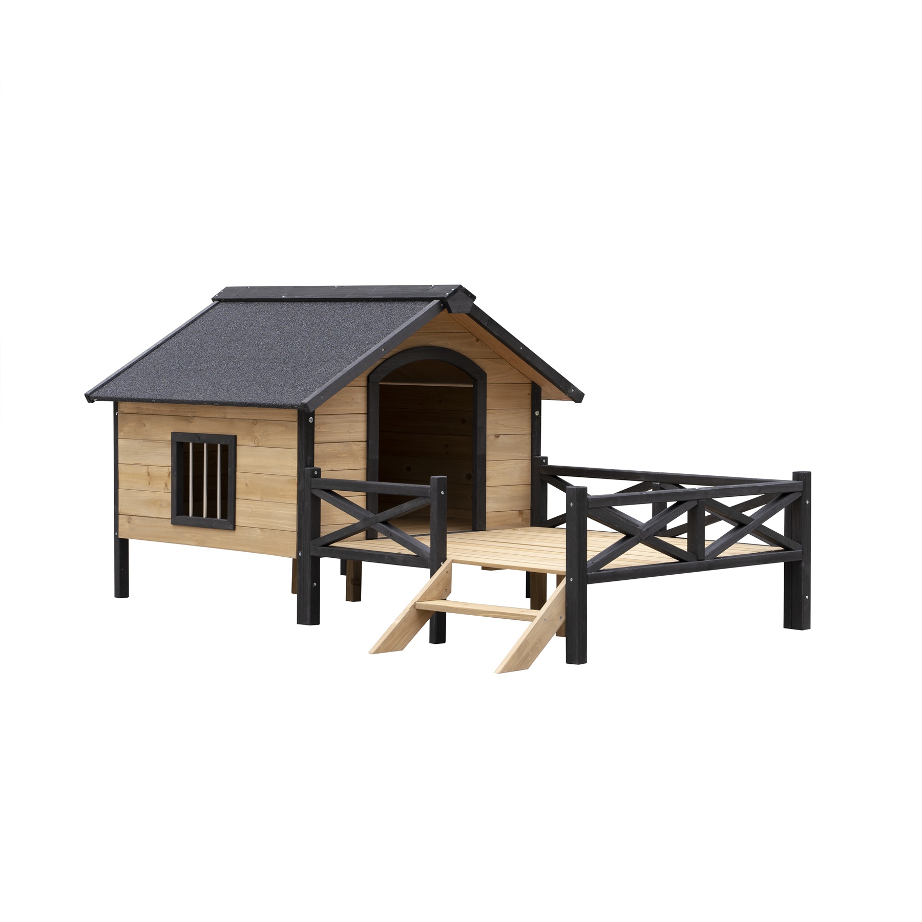 Dog Kennel with Porch