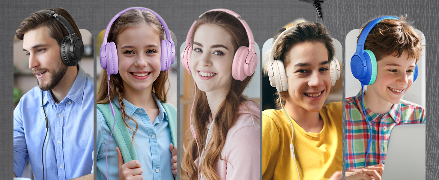 Botesty lris Sound Headphones Wired with Microphone