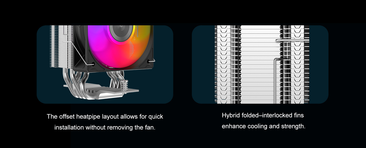 SAMA X40L Single-Tower CPU Air Cooler