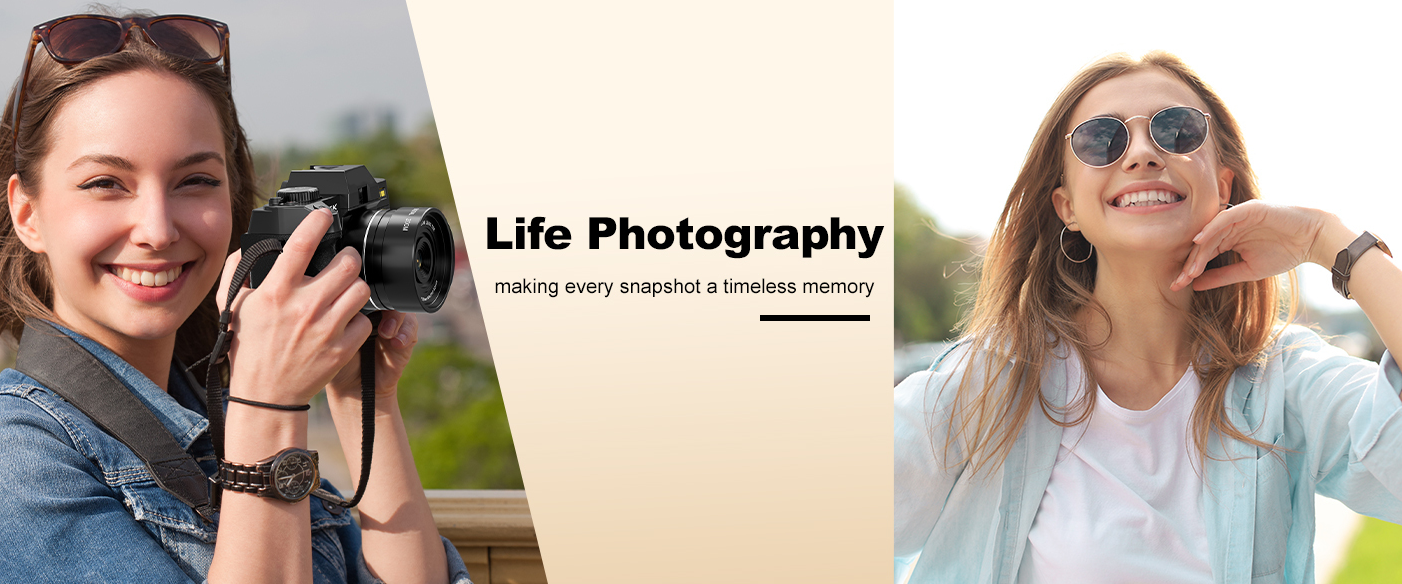 Capture daily life moments with NBD 5K digital camera to create everlasting precious memories