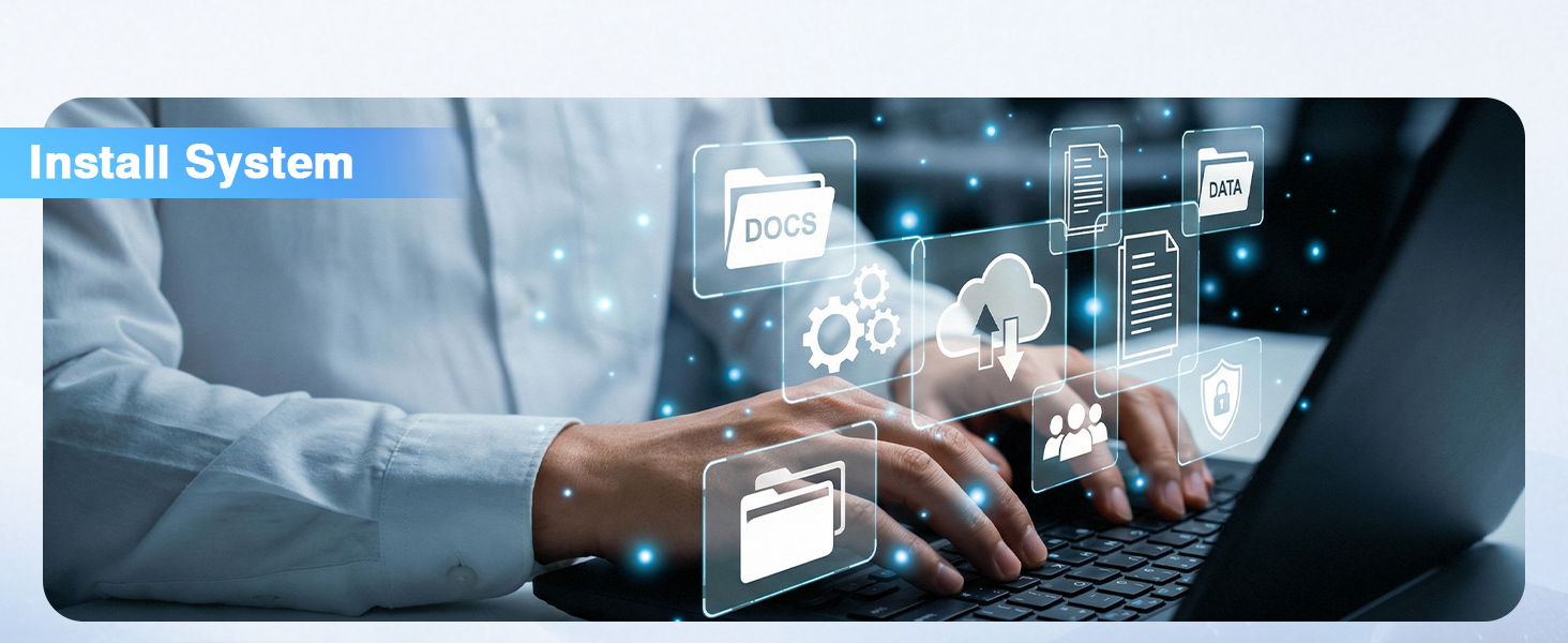 7-in-1 External CD/DVD Drive for Laptop, USB 3.0&Type-C DVD Player for Laptop Desktop with SD Card R