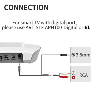 Artiste aph100 wireless headphones for outlet tv