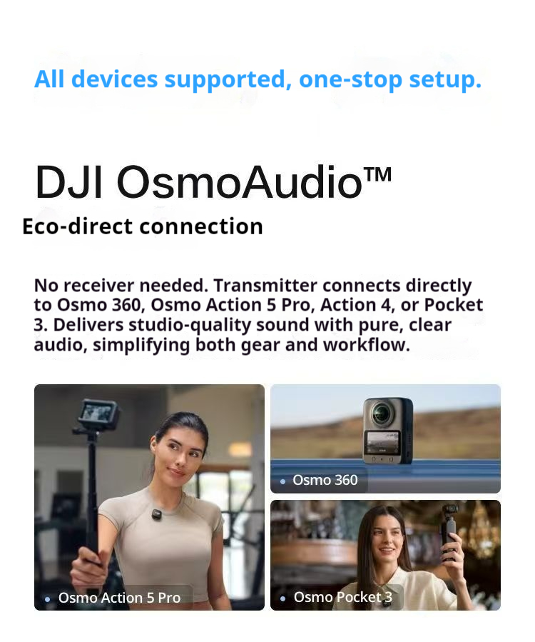 DJI Mic3 & Mic Mini Detailed Introduction