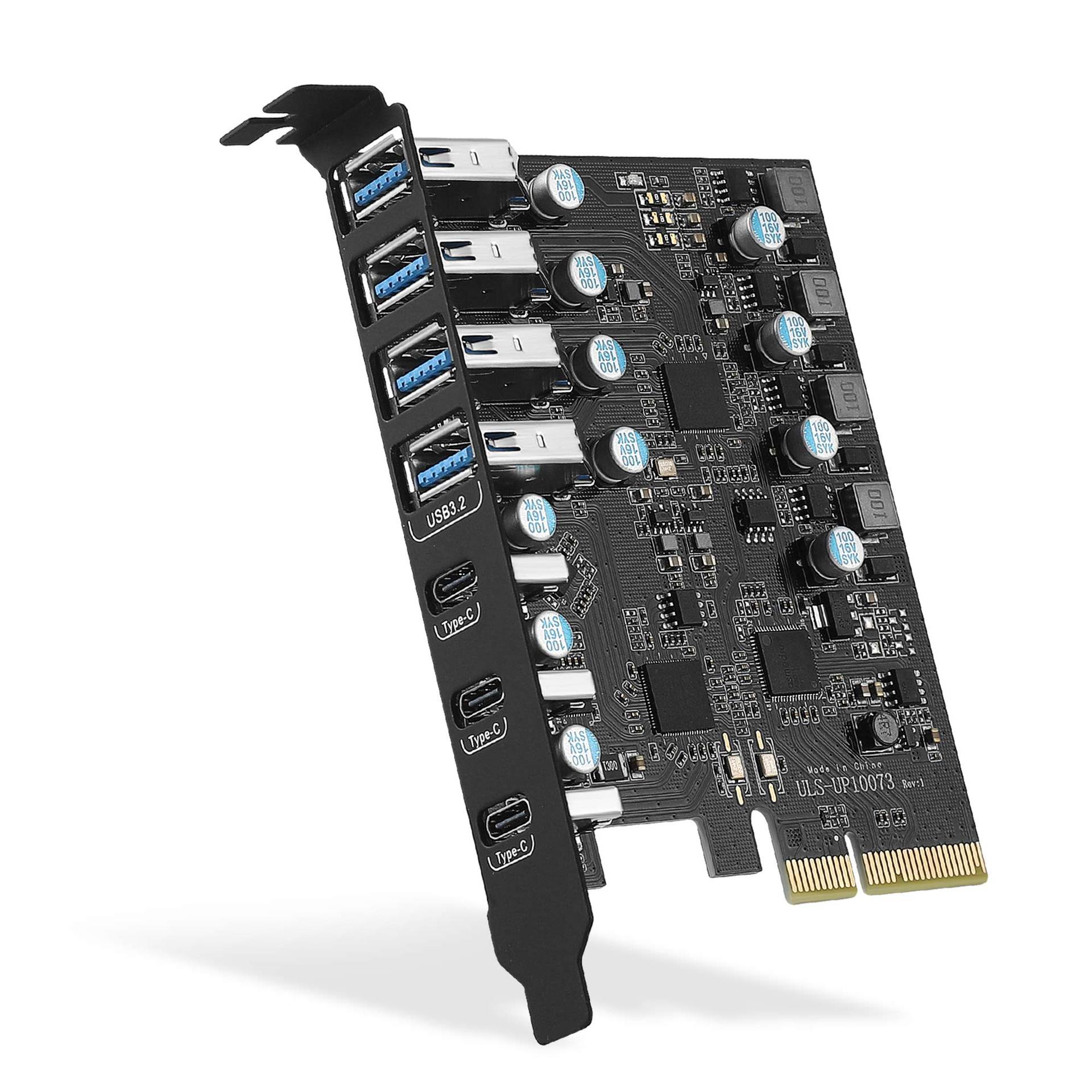 8 Port PCIe USB Card