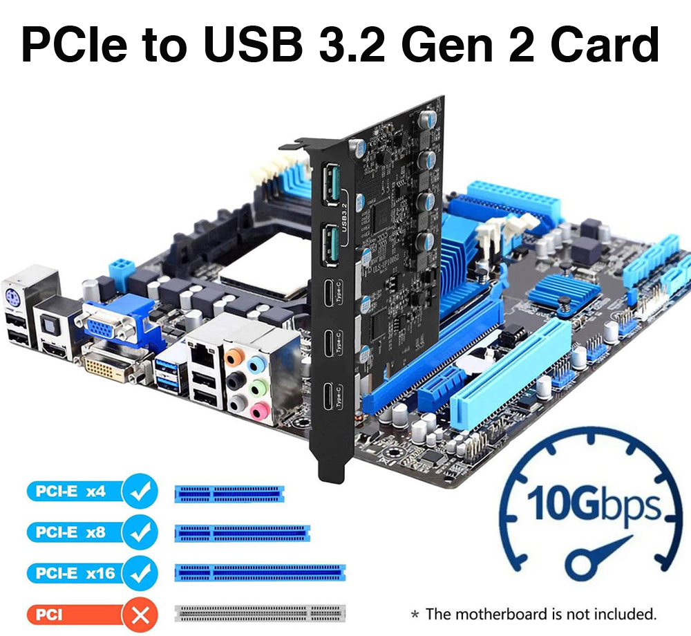 USB3.2 Gen2 PCIE Expansion Card