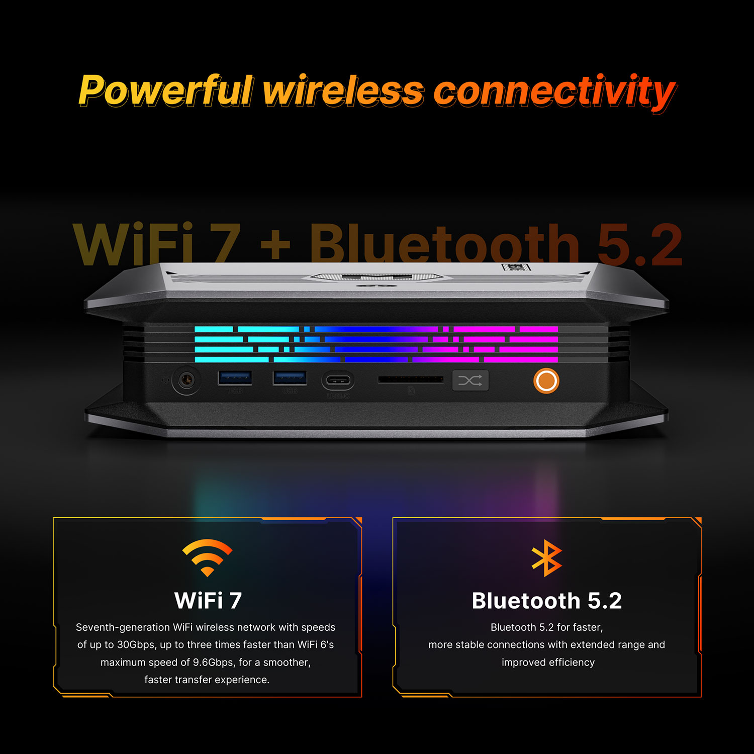Powerful wireless connectivity