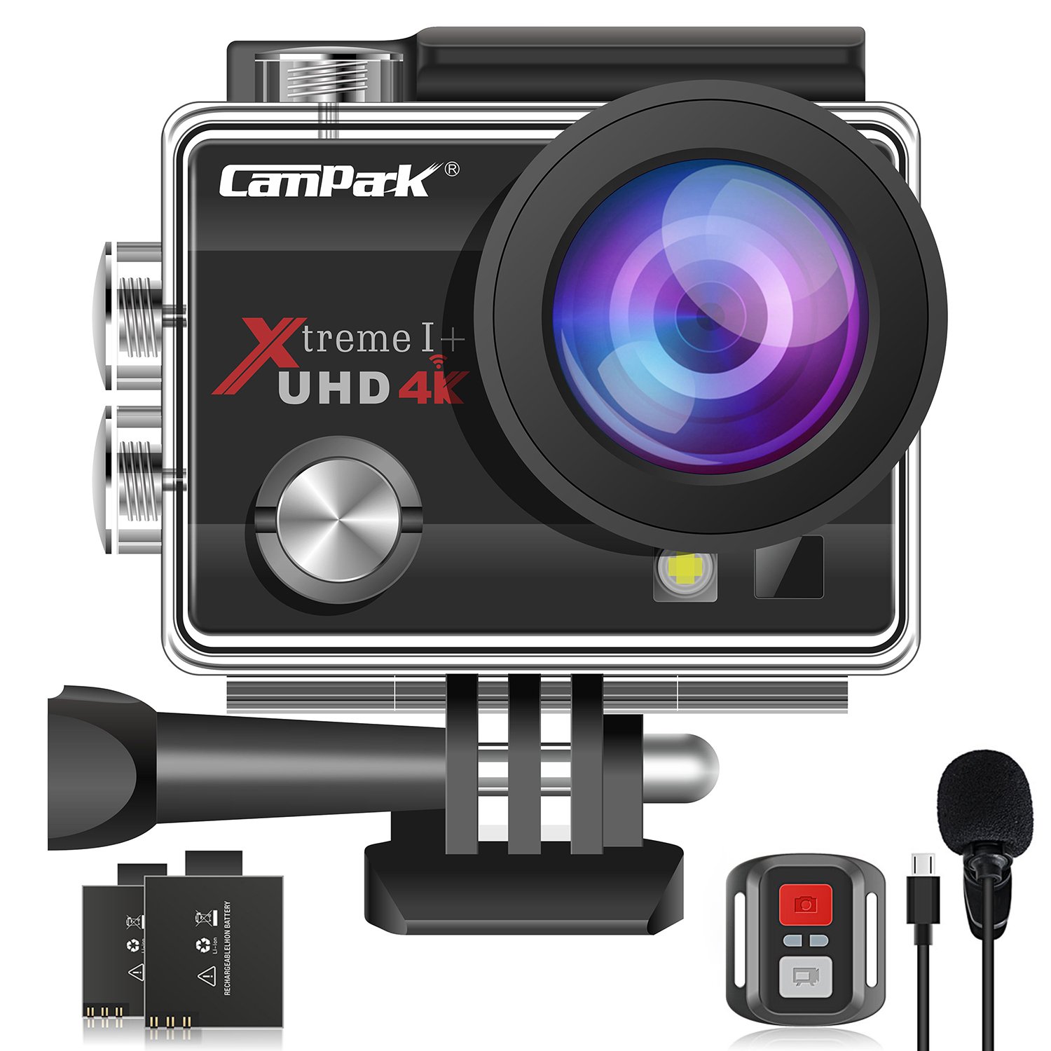 Caméra Sport CAMPARK X20 4K Ultra HD 20MP avec stabilisation EIS