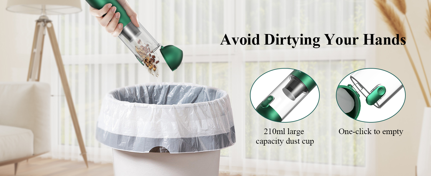 avoid dirting your hands