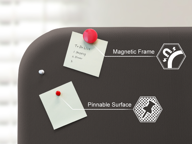 standing iron pinnable surface magnetic frame