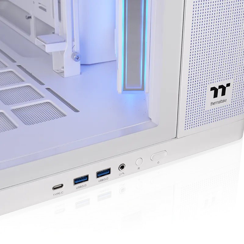 Thermaltake Arcus 380 TG ARGB Mid Tower Chassis - Snow