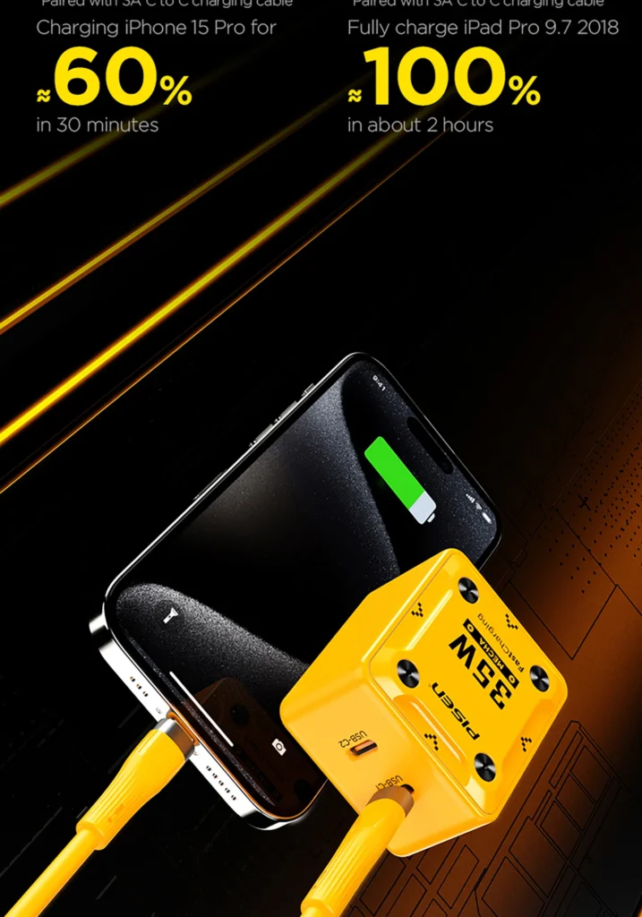 PISEN PD35W Mecha 2-Port Fast Charger (US)