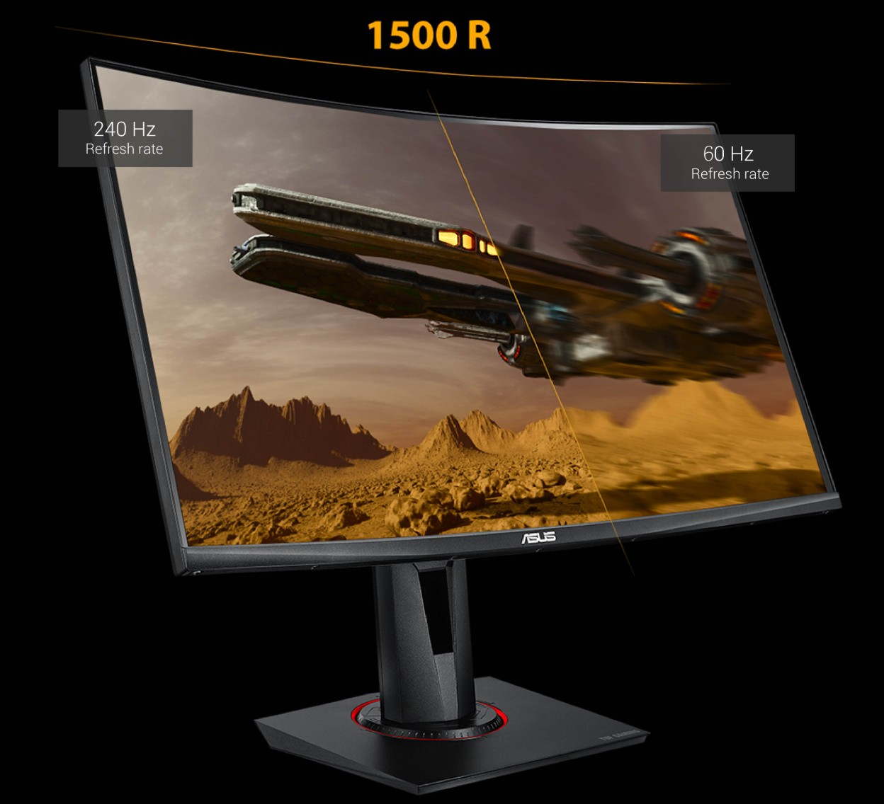 ASUS TUF Gaming VG27VQMY Curved Gaming Monitor