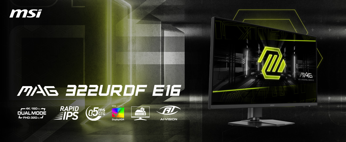 MSI MAG 322URDF E16 Gaming Monitor