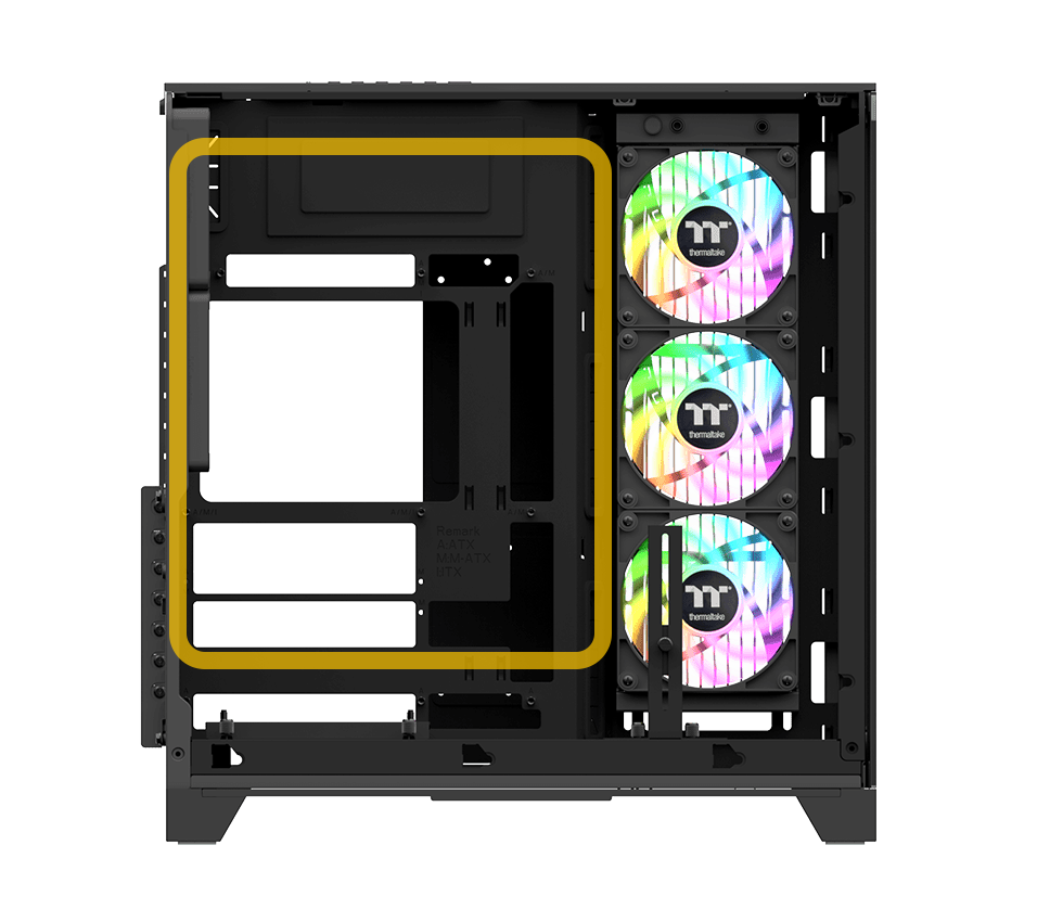 Thermaltake View 390 TG Computer Case- Black 