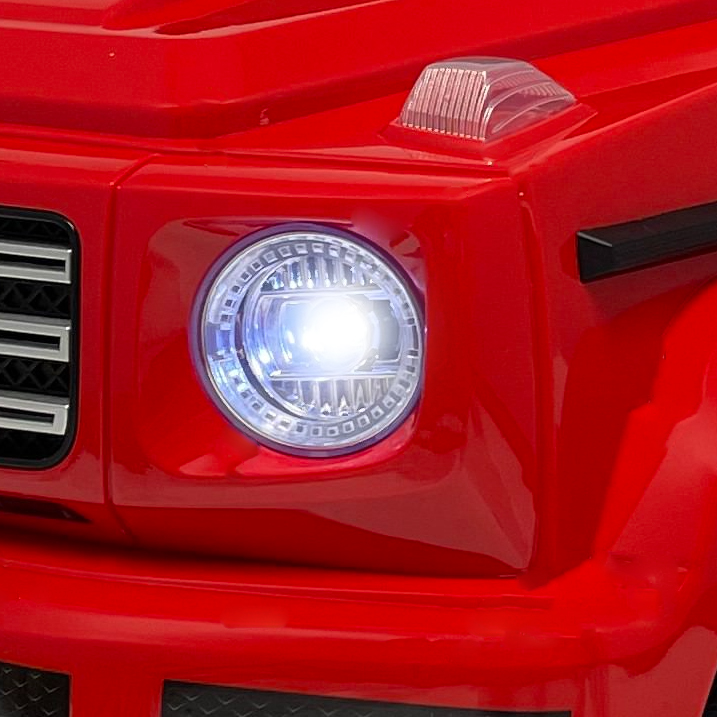 headlights, led lights, ride on car with led lights, ride on car with lights, front lights, mercedes