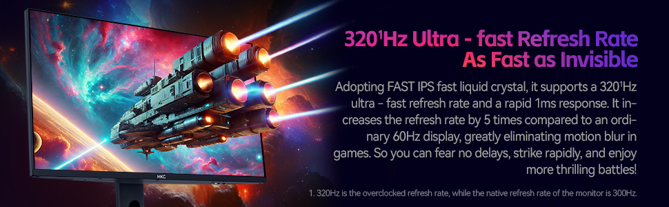 HKC G27M5Pro Gaming Computer Monitor