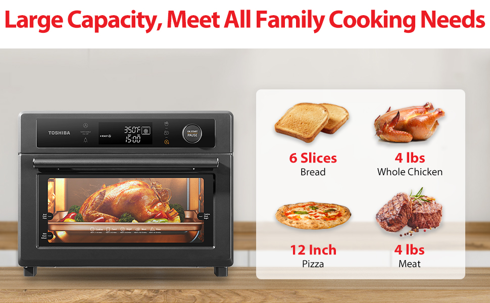 toshiba air fryer toaster oven reviews