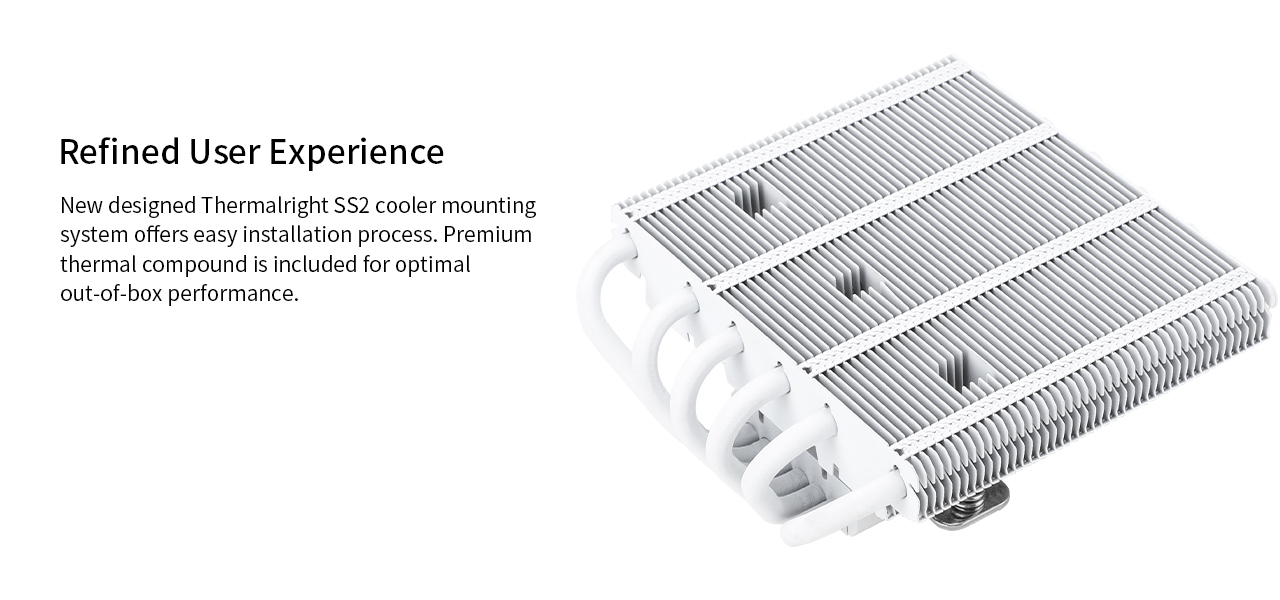 Thermalright AXP120-X67 Low Profile CPU Air Cooler with Quite 120mm  TL-12015 PWM Fan for AMD AM4 AM5/Intel LGA  1700/1150/1151/1155/1156/1200/2011/2066