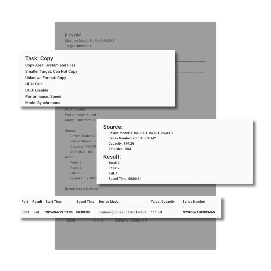 ez dupe nvme cyclone pro m.2 pcie sata duplicator