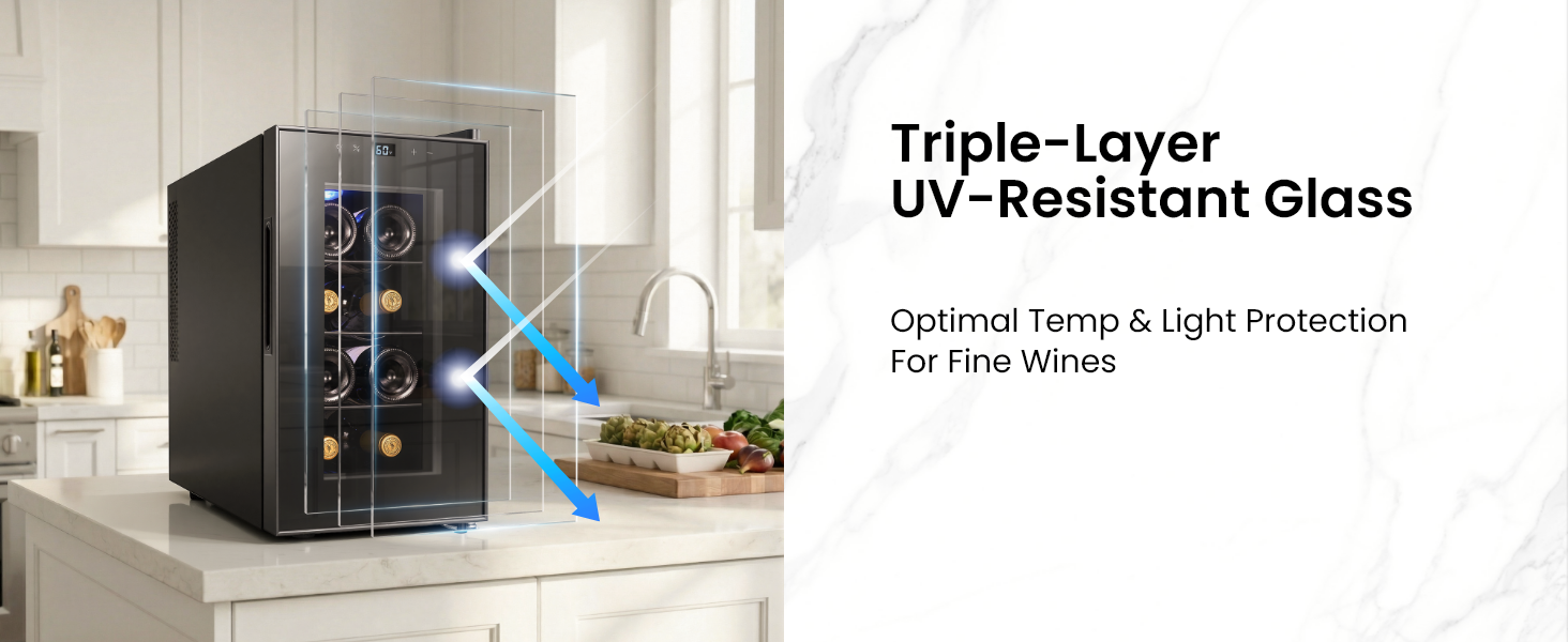 UV-Resistant Glass Door