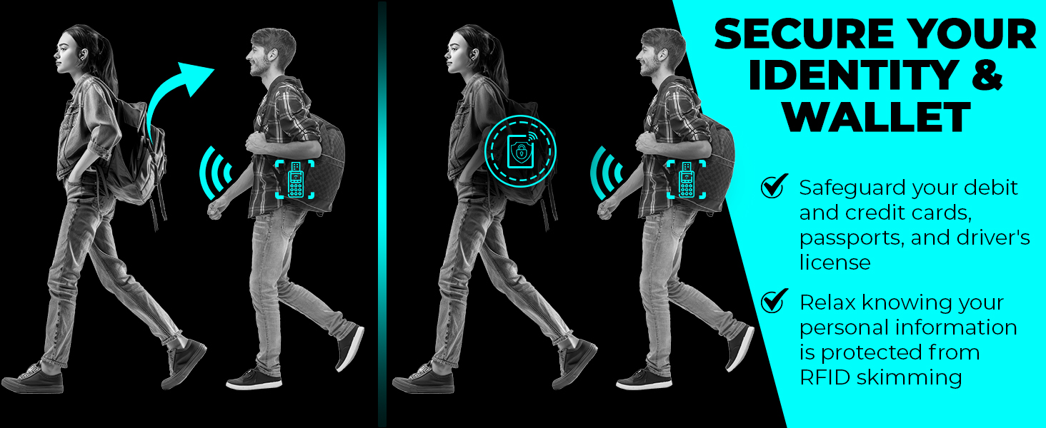 safe wallets for chip credit cards protection wallet rfid sleeves blocking credit card skimmer