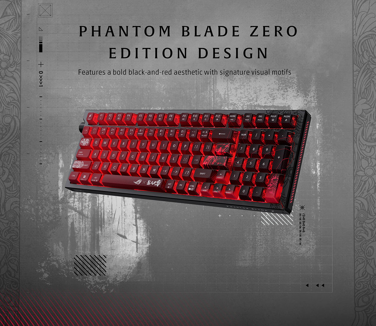 ASUS ROG Strix Morph 96 Wireless Phantom Blade Zero Edition Mechanical Gaming Keyboard