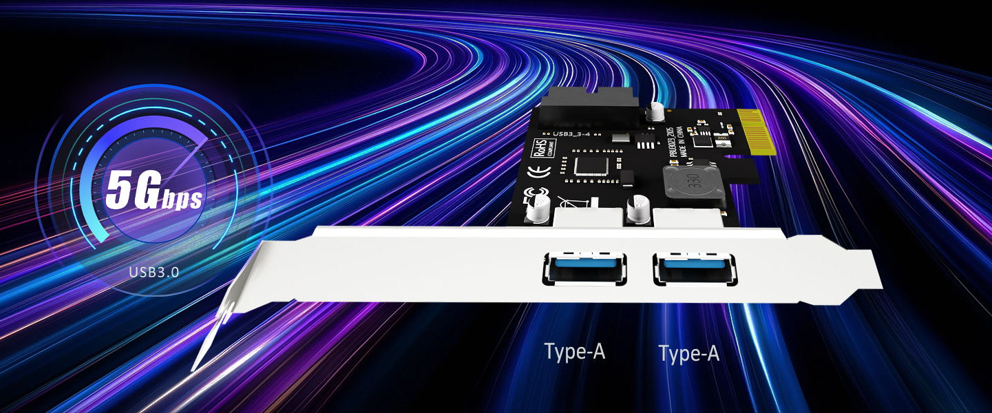 PCIe USB-A Expansion Card